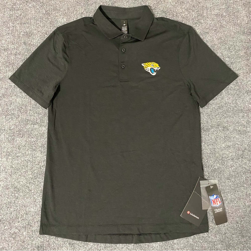 Lululemon Evolution Jacksonville Jaguars Mens Medium Performance Polo Shirt NWT
